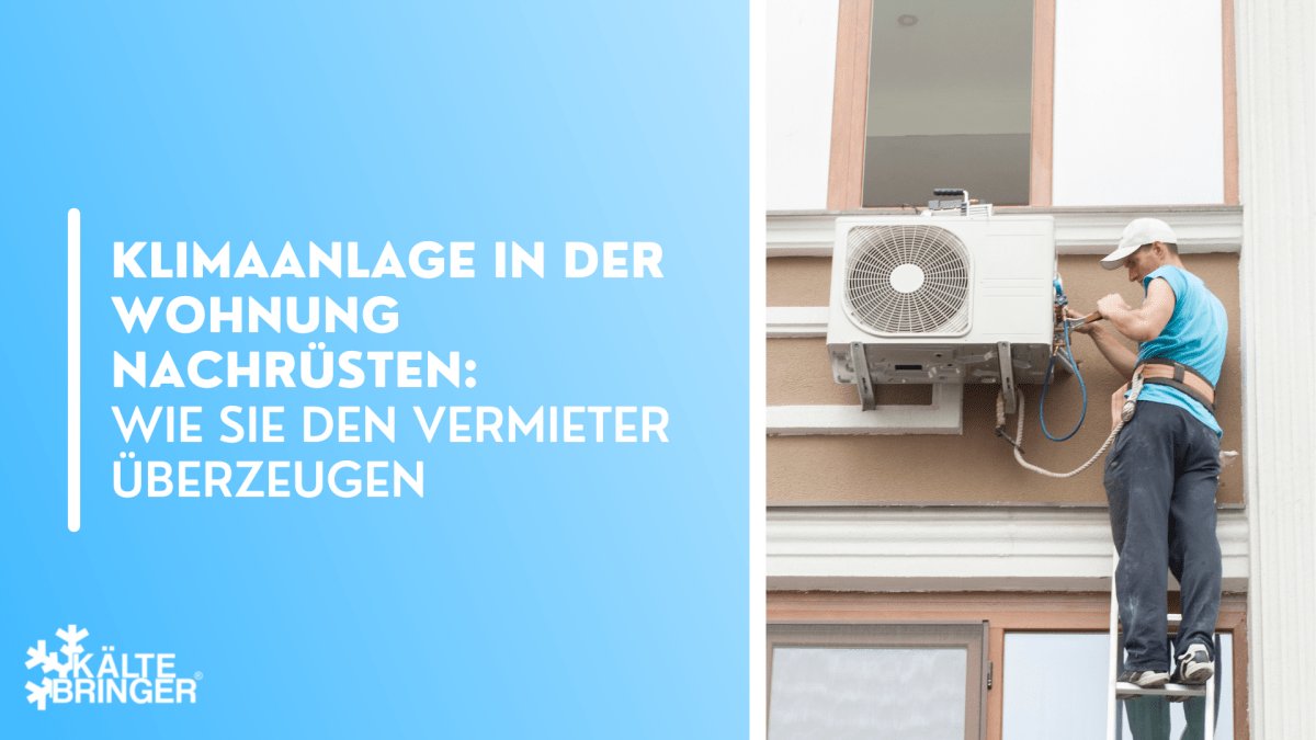 Installation der Klimaanlage in einer Mietwohnung 